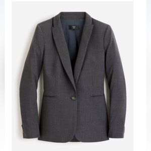 J.Crew | Parke blazer in Italian stretch wool | Heather Coal | Size 4
